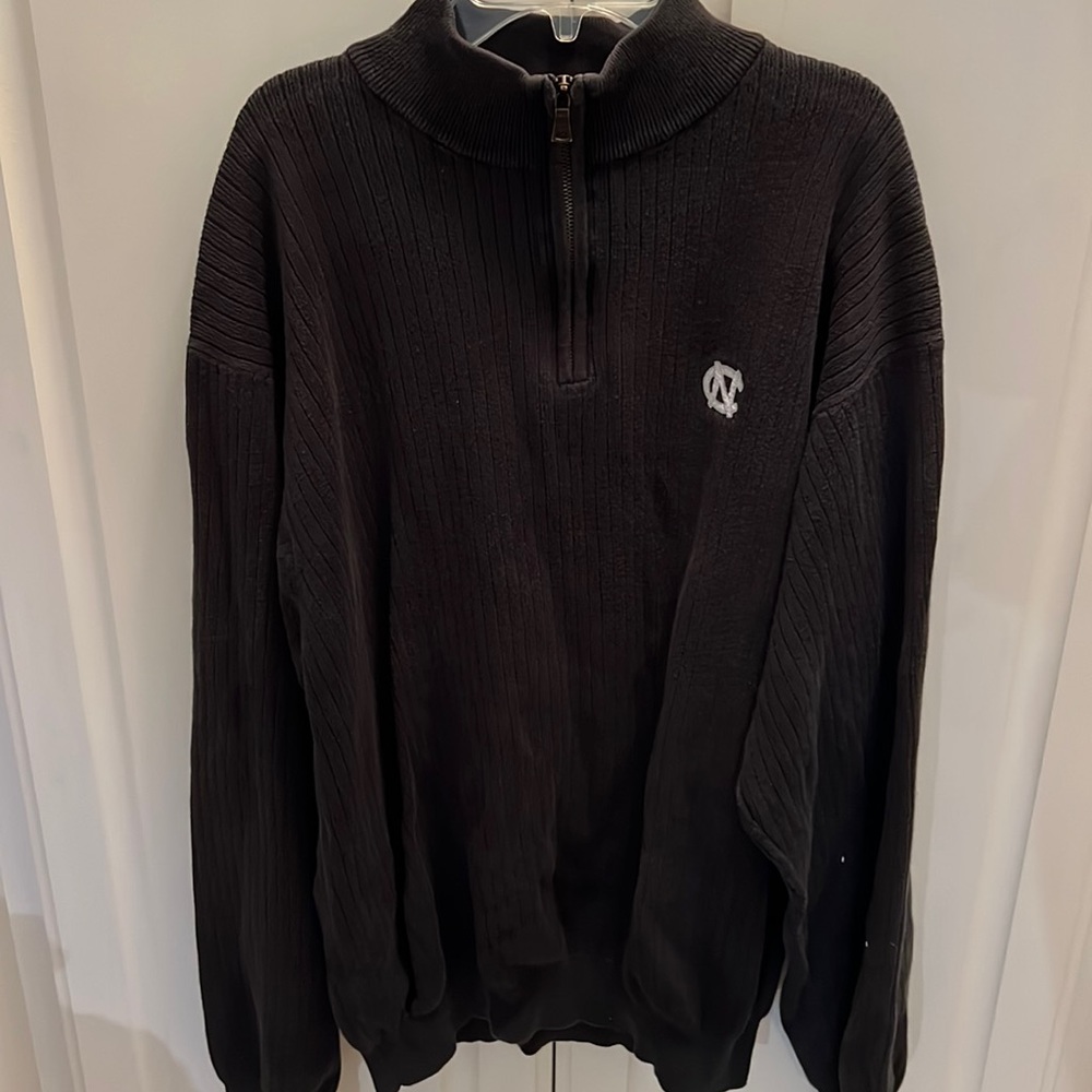 Cutter & Buck 1/4 Zip Sweater UNC NC Tarheels Size XXL